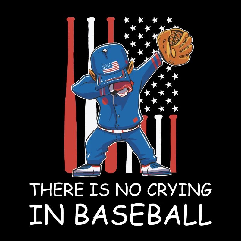 Baseball Dubbing USA Witziger Spruch Fänger