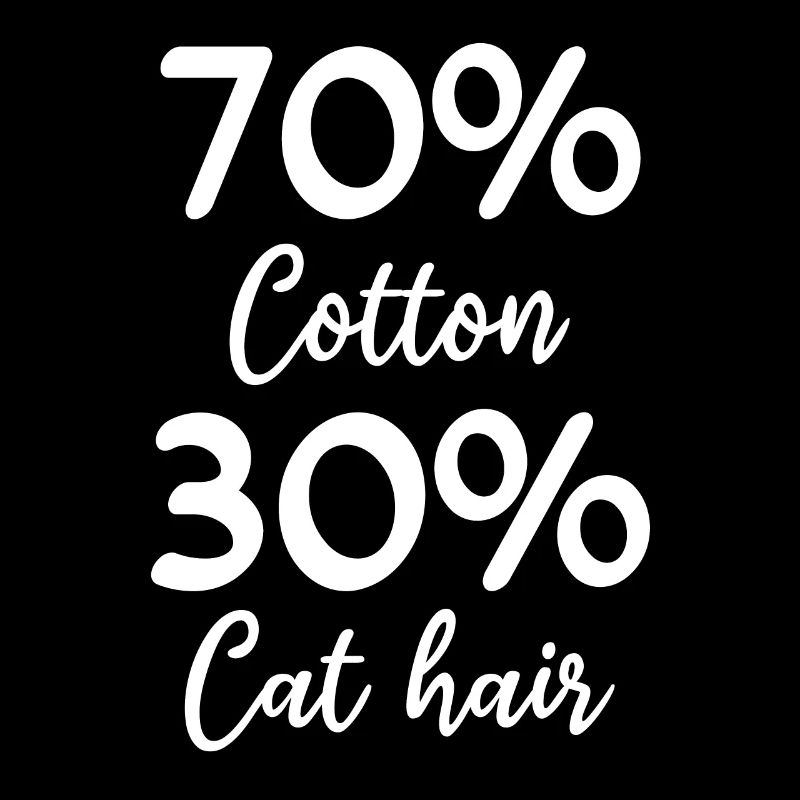 Drôle de propriétaire de chat I 70% coton 30% chats