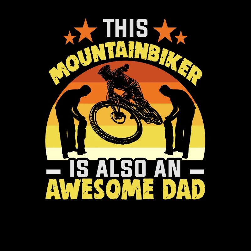 Mountain biker Father's Day Downhiller E biker
