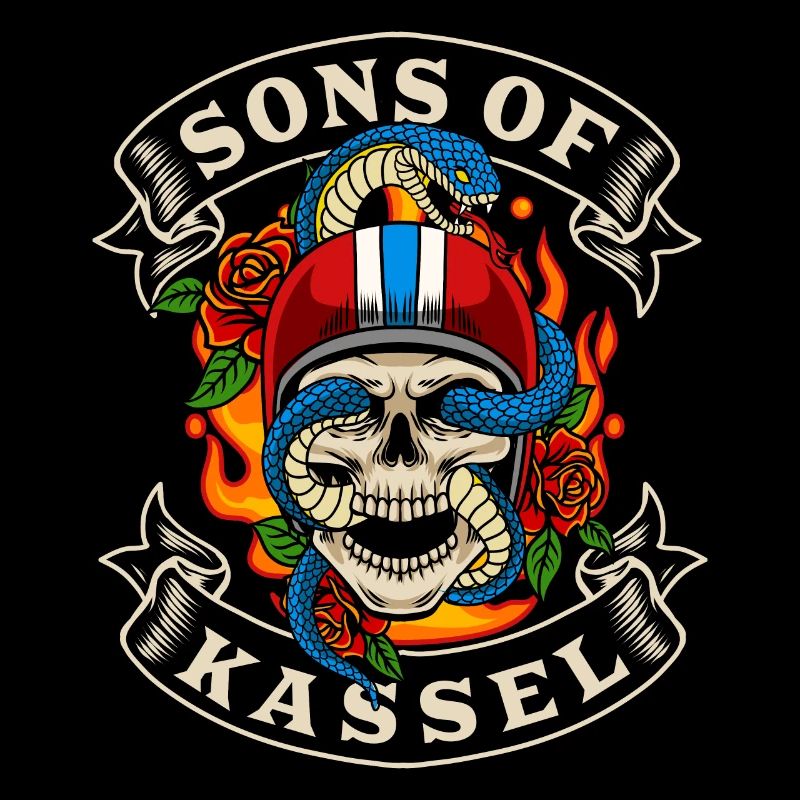 Kassel Biker Geschenk fils de Kassel