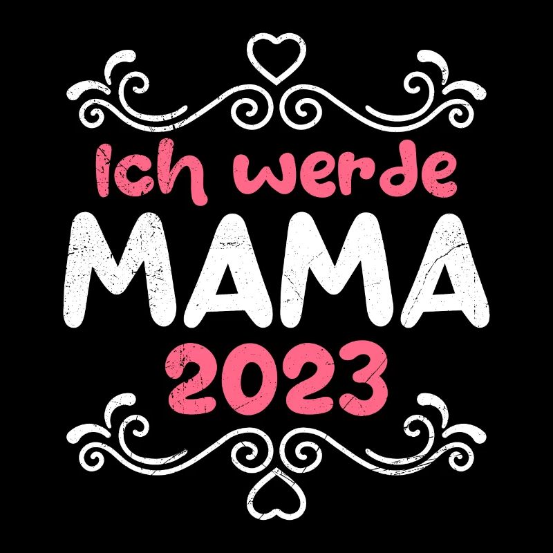 Mama 2023 Ich werde Mutter Mädchen Mama