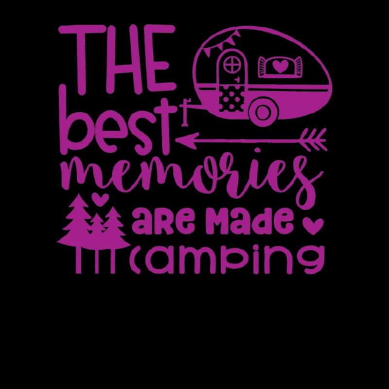 Camping Camper Nature funny saying