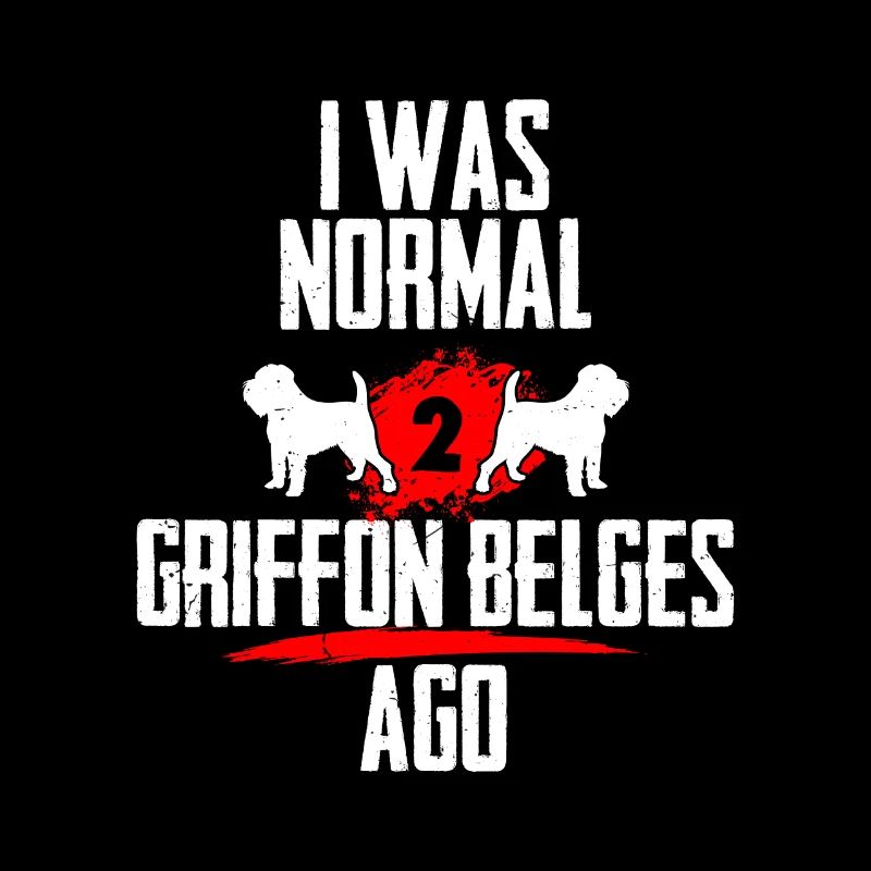 Ich war normal 2 Griffon Belges voher