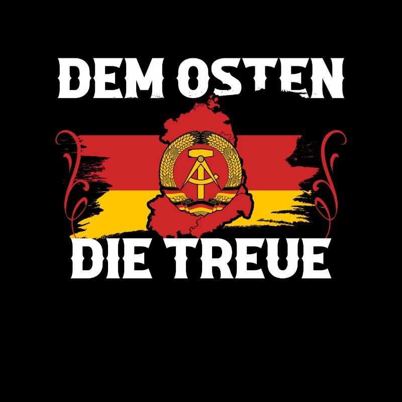 Allemagne de l’Est Tshirt Hommes Ossi Dresde NVA RDA