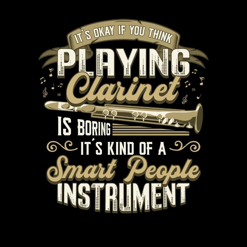 Clarinet playing clarinet