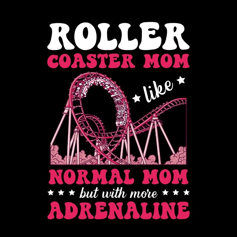 Roller Coaster Mama Amusement Park Roller Coaster