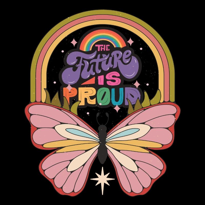 Papillon Future Motivation Dicton avec Cute But