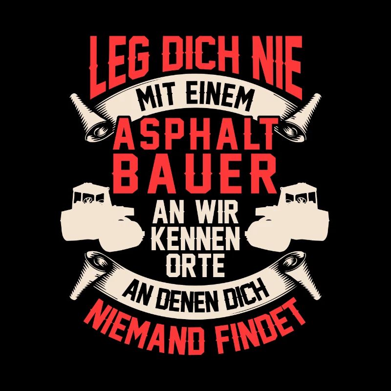 Asphaltbauer kennen Orte Straßenbauer