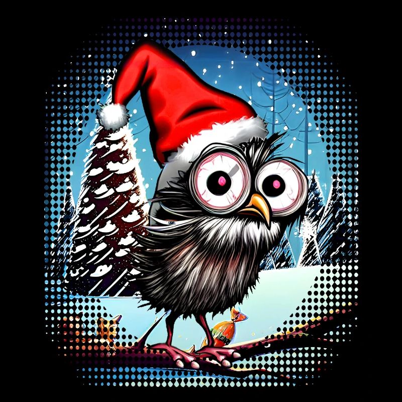 Weihnachtseule Eule Eulen Weihnachten Geschenk
