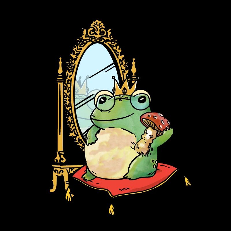 Classy Royalty Prince Toad Frog Amphibian