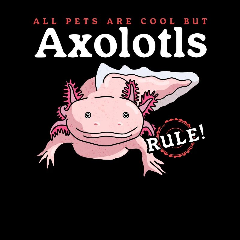 Axolotl Amphibiens à queue Axolotls Cadeau
