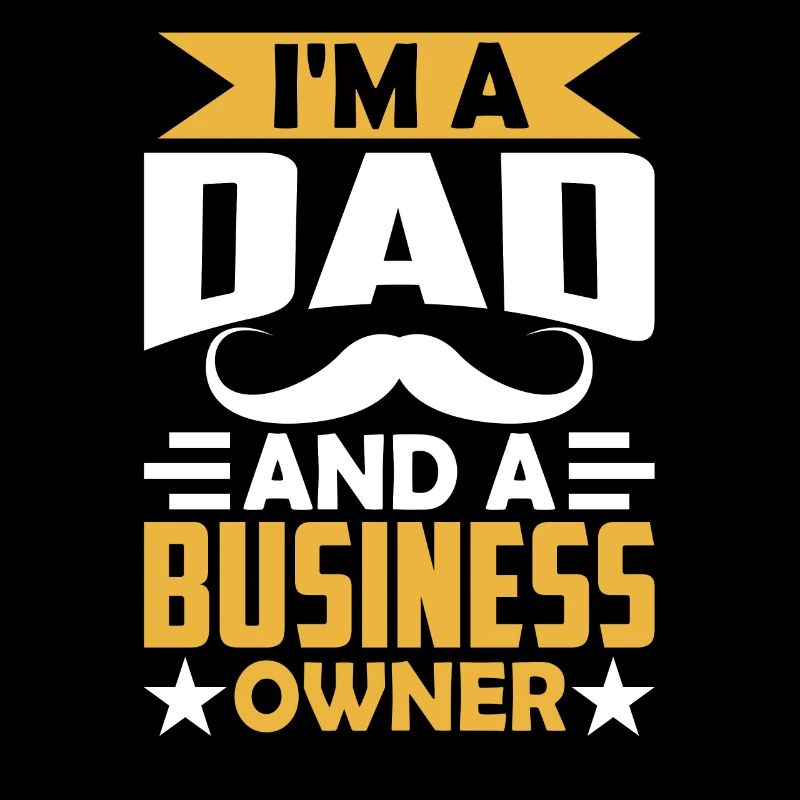 Ich Bin Ein Vater Und Ein Geschäftsinhaber CEO