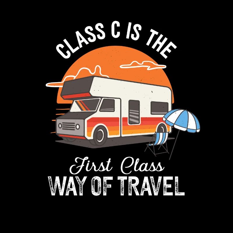 Citation drôle de camping-car de classe C Camping