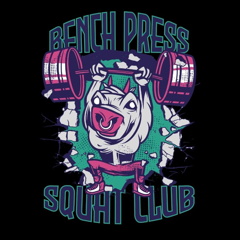 Bench Press Squad Club Bull Training Training Moti
