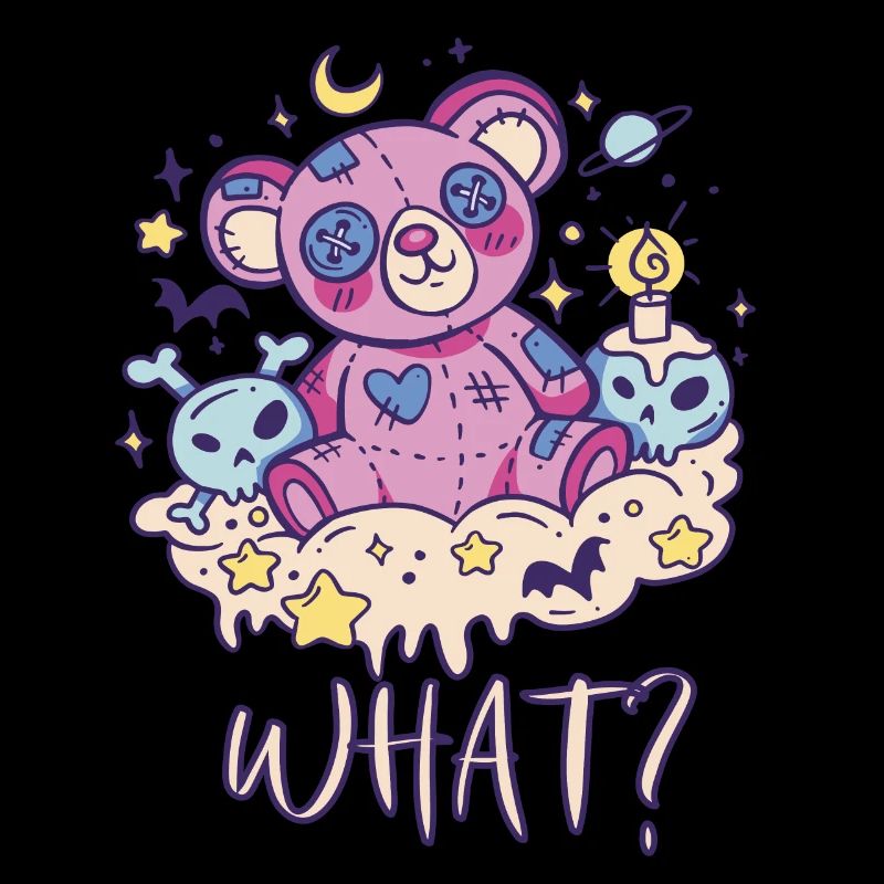 Funny teddy skull nightmare, huh? Murderous