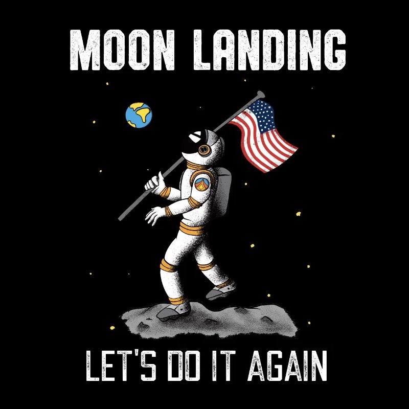 Moon Landing Repeat Astronaut Space Moon