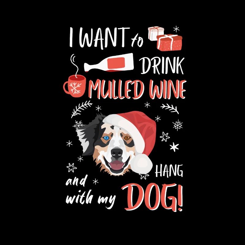 Berger australien Vin chaud Noël