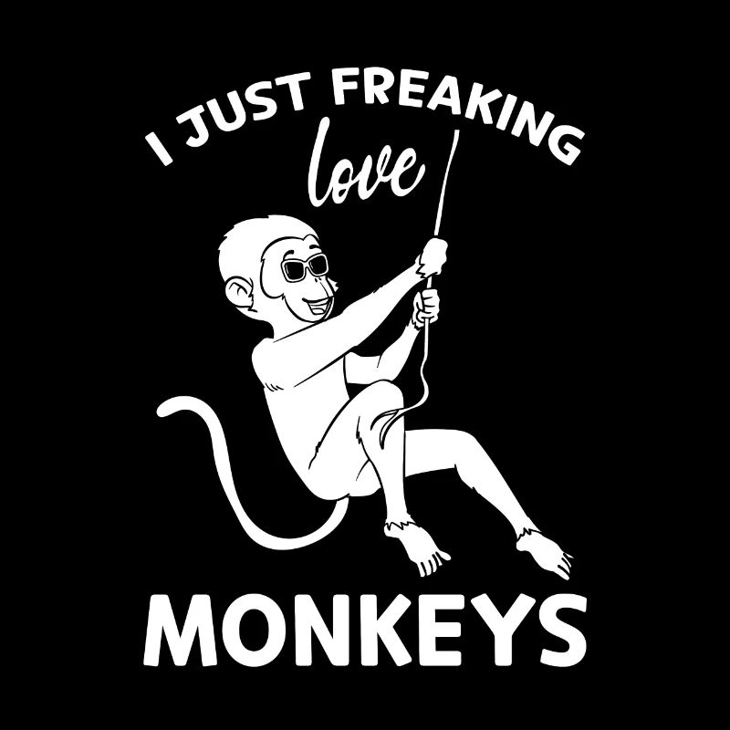 Orangutan Monkey Lover - I Just freaking love Monk