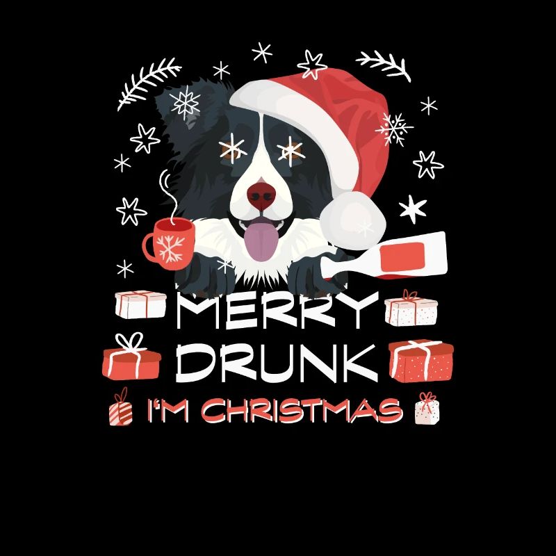 Border Collie Weihnachtsmarkt