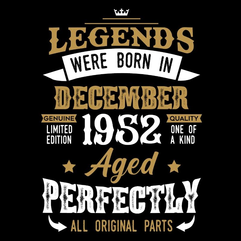 Born December 1952 Birthday gift