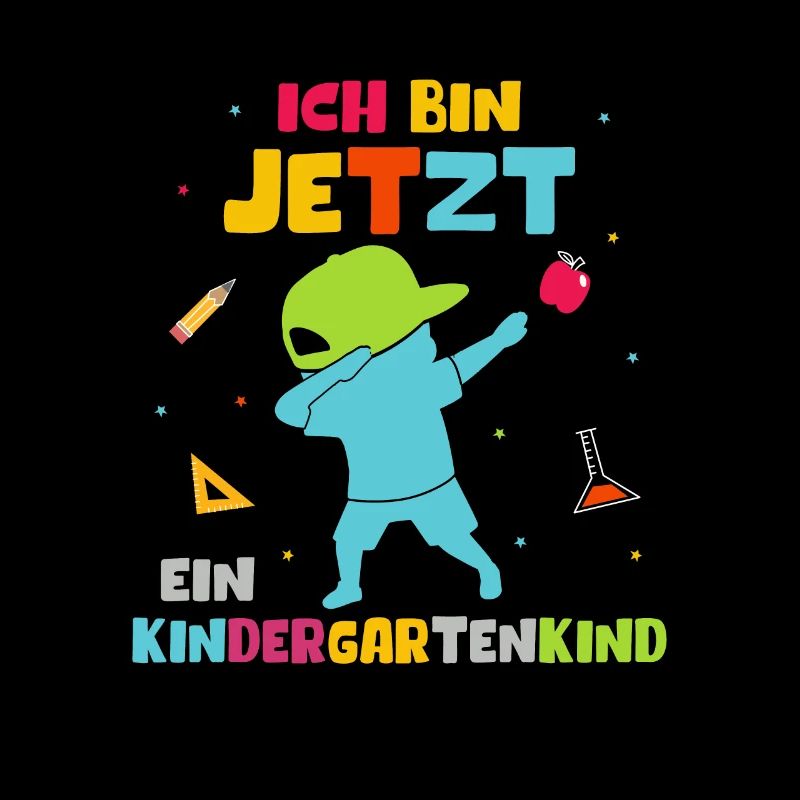 Ich bin jetzt ein Kindergartenkind Dabbing Junge