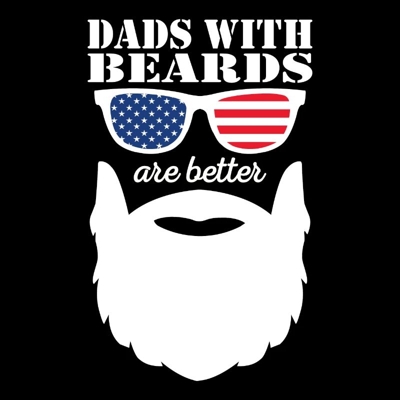 Bearded Dad with Beard Cool Father Beard Wearer
