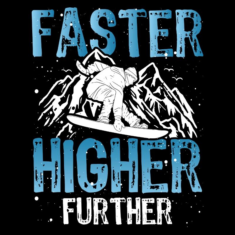 Snowboarder plus vite plus haut snowboarder plus haut