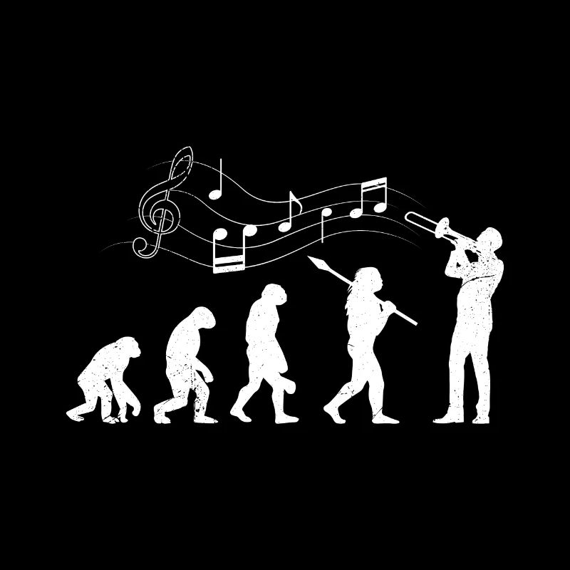 Evolution Posaune ich spiele Posaune