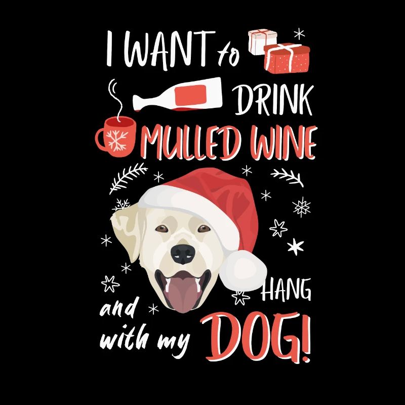 Labrador vin chaud Noël