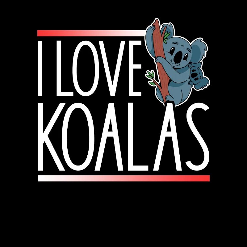 Ich Liebe Koalas Süß Koala Koalabär Tier