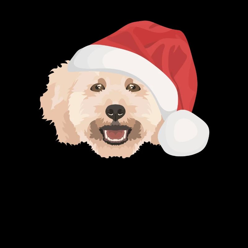 Caniche Joyeux Noël