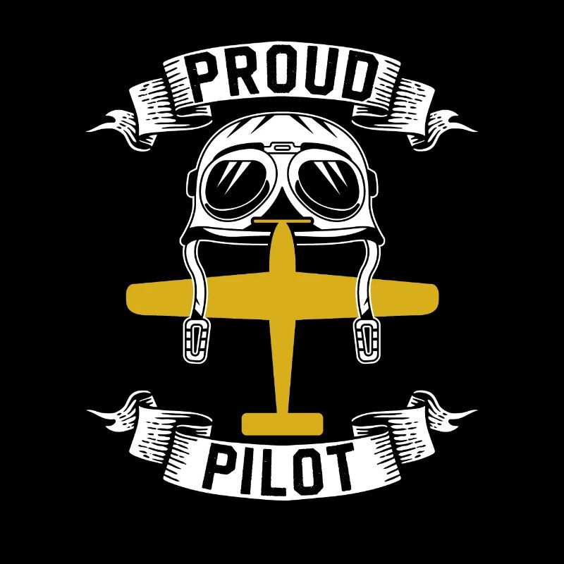 Stolzer Pilot Jet Kleinflugzeug Leichtflugzeug