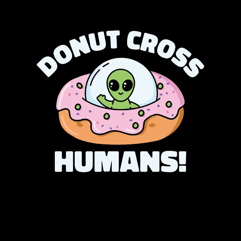 Alien Donut UFO Mignon Alien Head Aliens