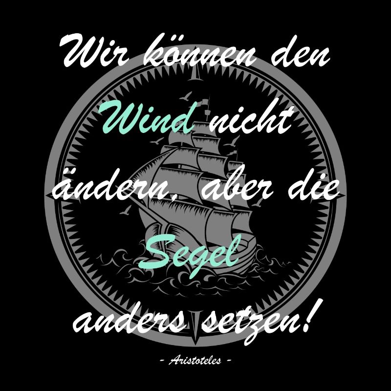 Wind nicht ändern, Segel anders setzen!