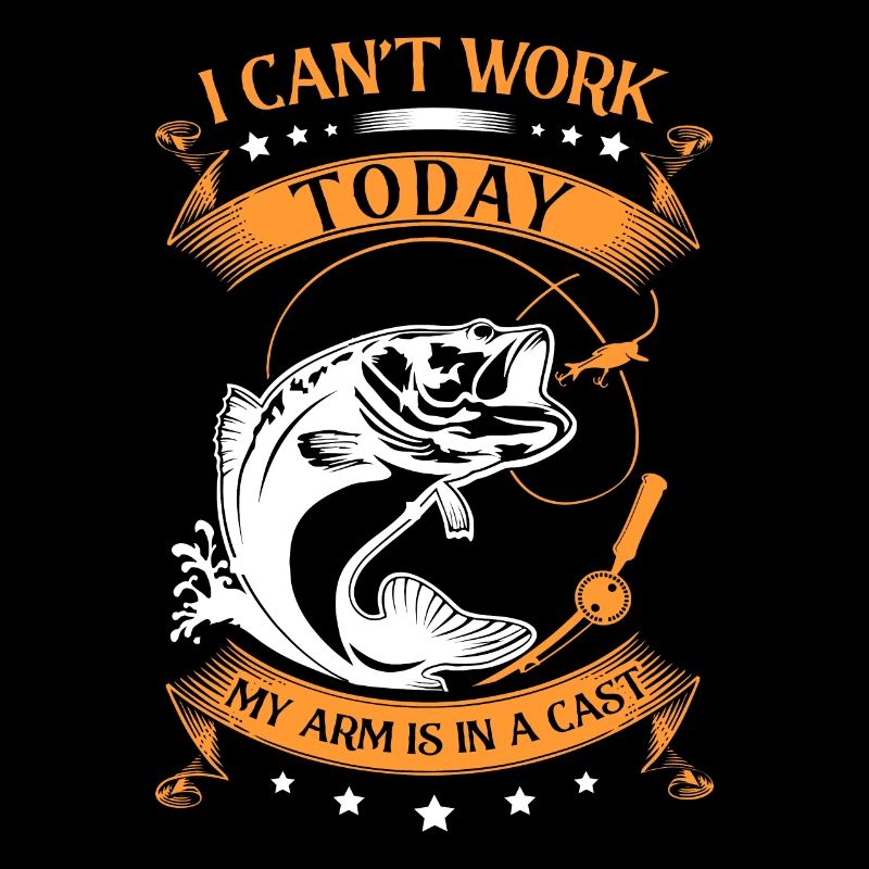 I can't work today. My arm is stuck in