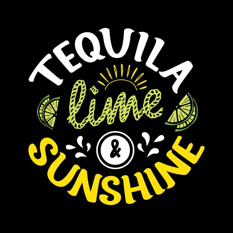 Tequila Lime and Sunshine Alcohol Tequila