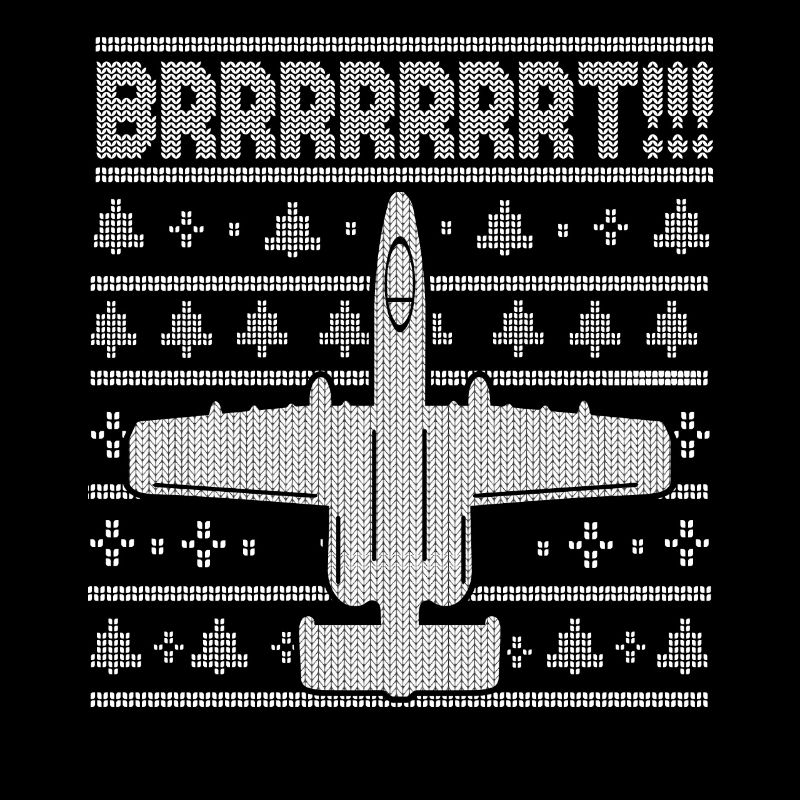 A-10 Warthog Ugly Christmas A10 Thunderbird Brrrrt