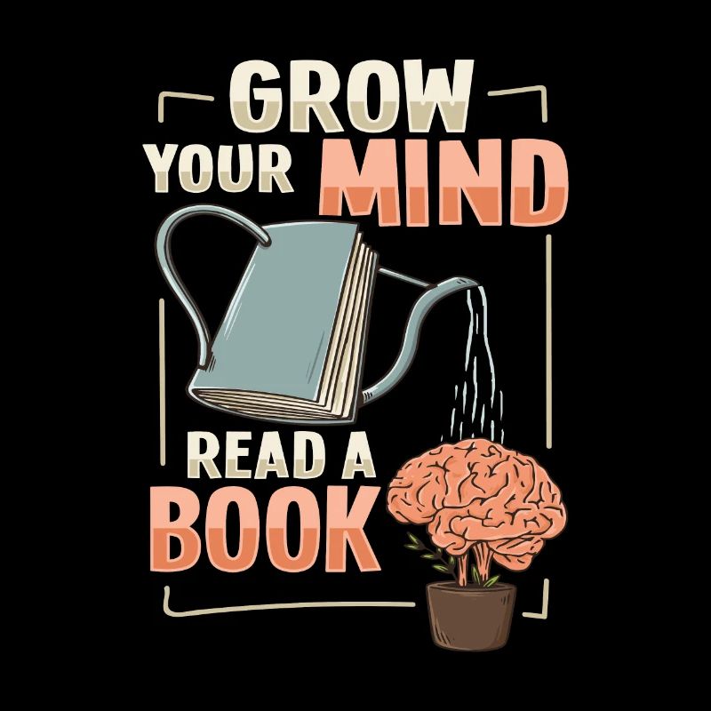 Reading book nerd designs for a librarian