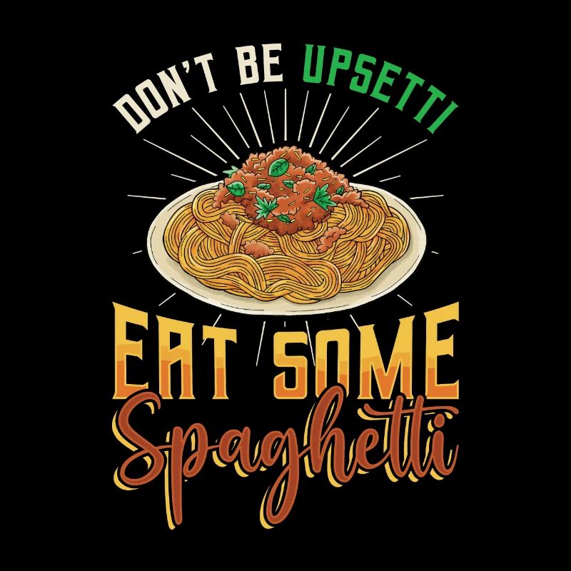 Don't be angry, eat spaghetti