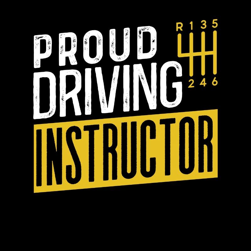 Fier instructeur de conduite leçon de conduite profession d’école de conduite
