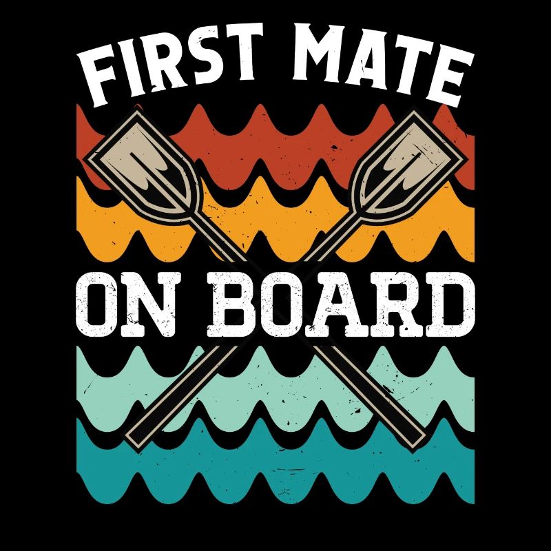 Rowing First Mate On Board Rowing Rowing Canoe