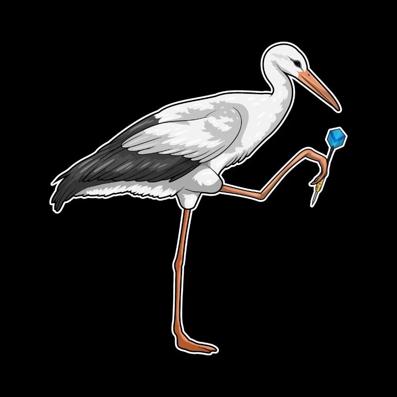 Fléchette de cigogne