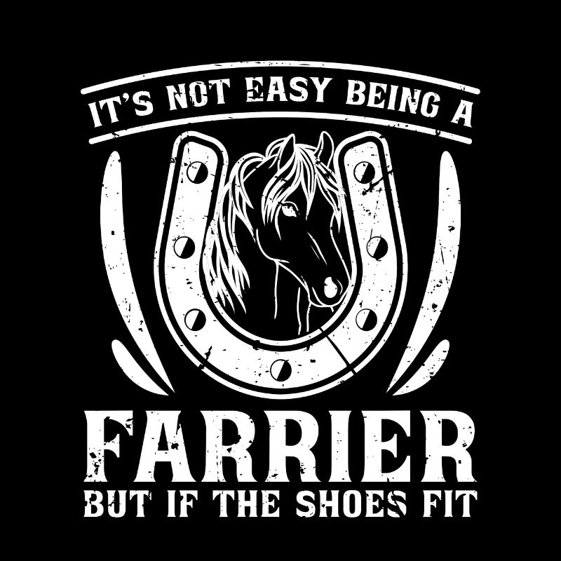 Farrier It's Not Easy Being Metalworking Horseshoe