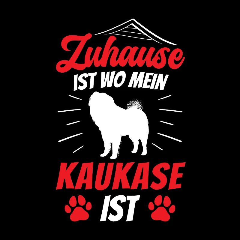 Owtscharka ist Zuhause Kaukasischer Owtscharka