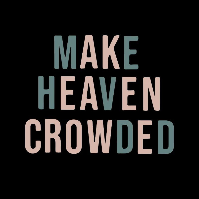 Make Heaven Crowded Trendy Multi Color Font For Ch