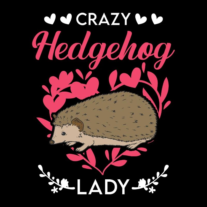 Crazy Hedgehog lady Hedgehog Prickly