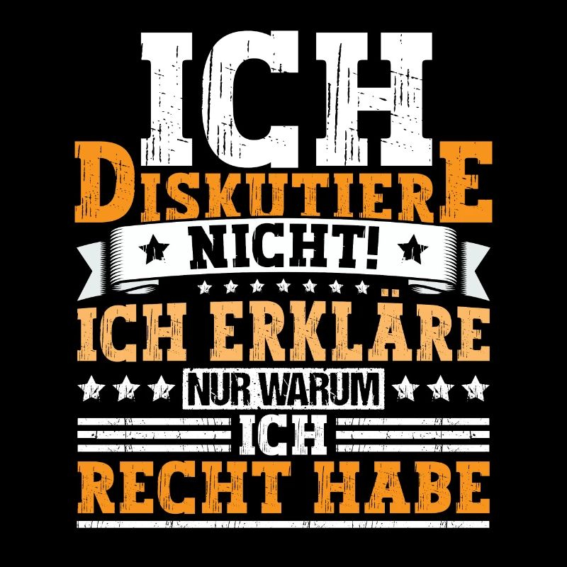 Ich diskutiere nicht Ich Erkläre