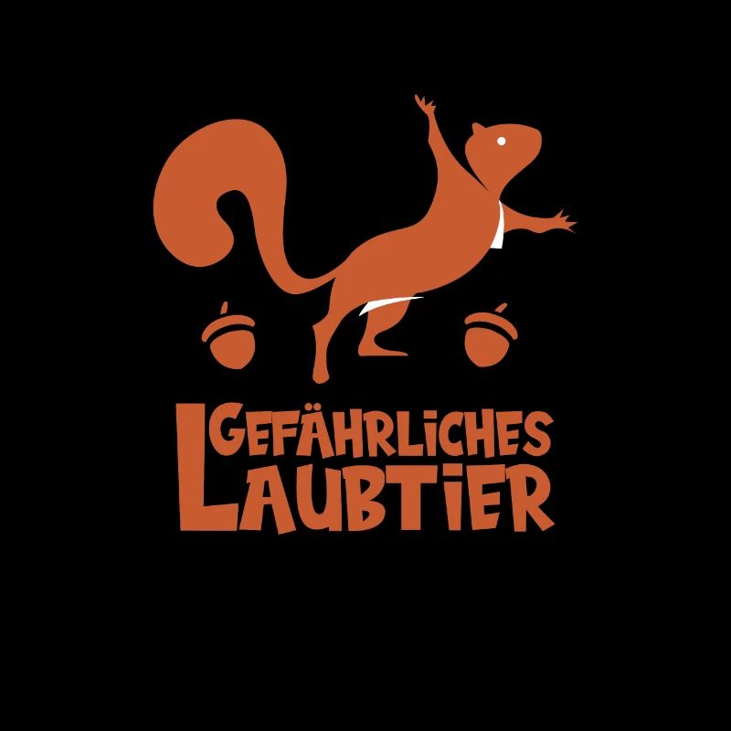 Gefährliches Laubtier Eichhörnchen