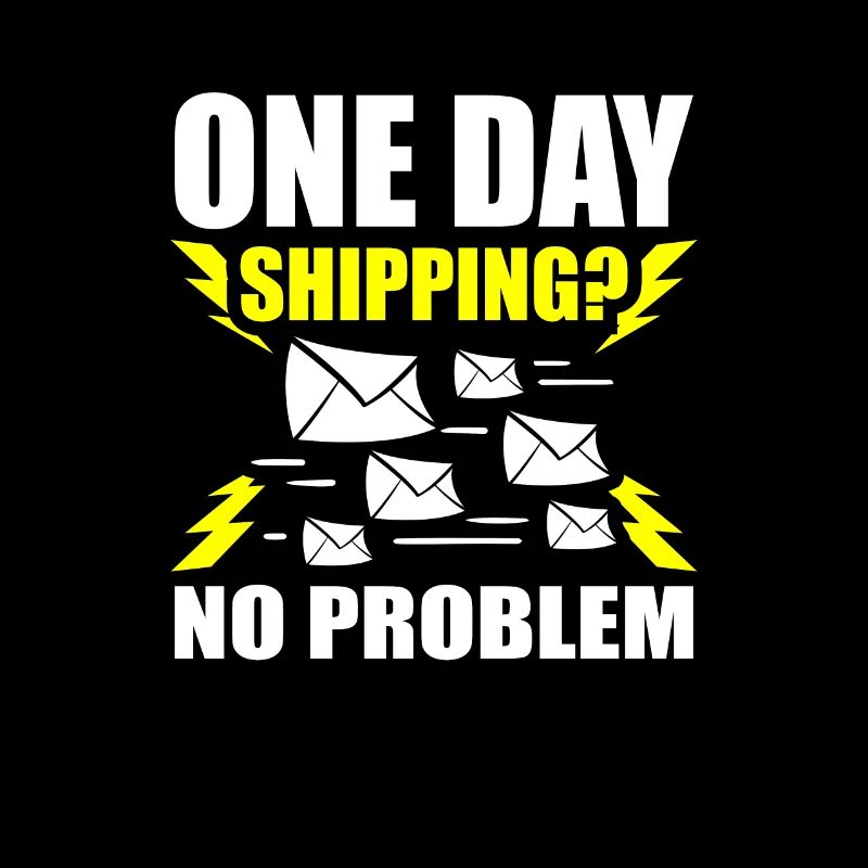 Ein Tag Versand Kein Problem Mail Postangestellter
