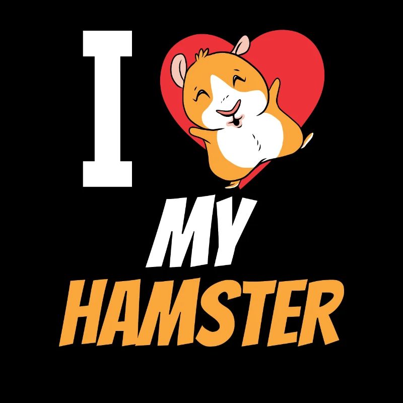 J’aime mon hamster mignon propriétaire d’animal de compagnie